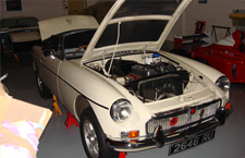 '63 MGB in for repair